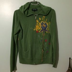 TIL The End Acrylic Knit Hoodie